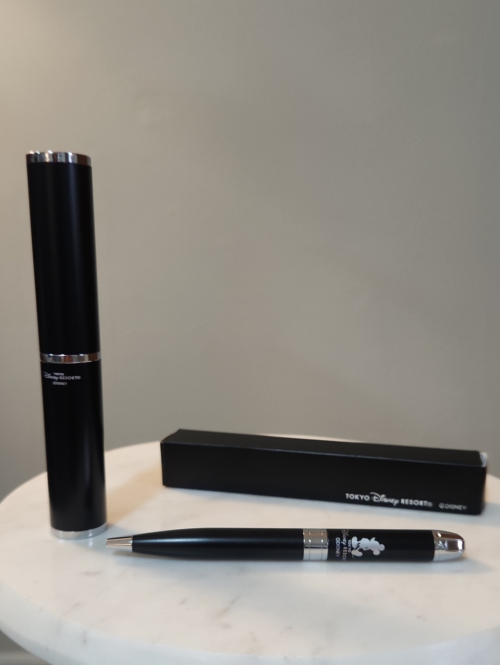 Tokyo Disney Resort Black Mickey Mouse Ballpoint Souvenir Ink Pen